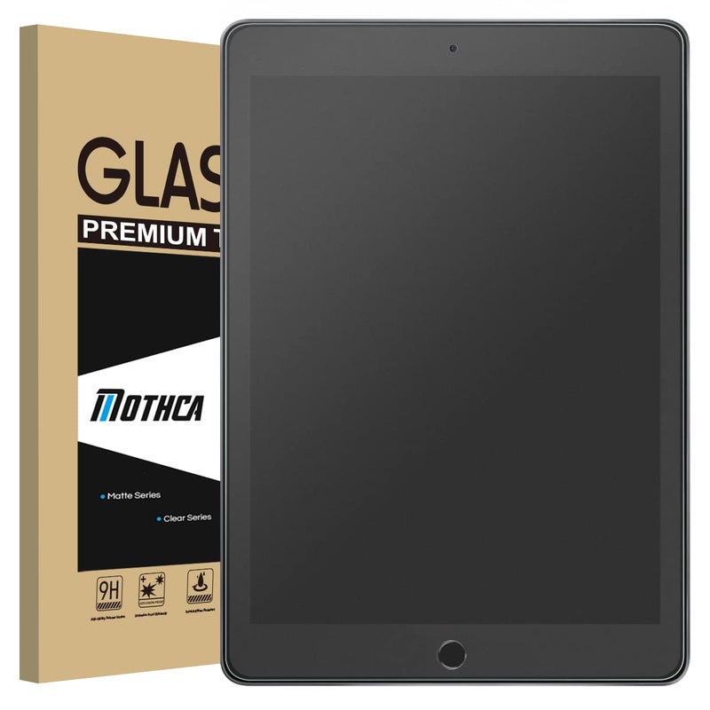 Mothca Matte Glass Screen Protector for iPad 9.7 Inch(2018/2017 Model, 6th/5th Generation) iPad Pro 9.7, iPad Air1/Air2 [NOT Privacy] Anti-Glare & Anti-Fingerprint Tempered Glass Film, Smooth as Silk - Image 1